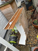 pipes, door, shelving, gutter collected by Rid Junk Ltd