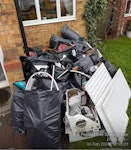 bags of cladding and metal bags of cladding, boiler, radiators DL16 - removed for £169