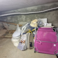 Wood and general waste collected by The Mess Man ltd