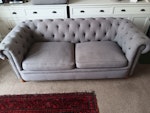 2 x identical 2 seater sofas Two good condition resaleable sofas BN3 - removed for £156