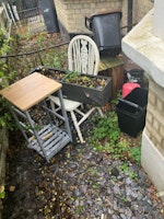 bins and furniture collected by S.B Waste Removals
