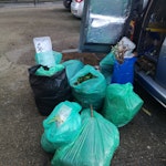 Leaf litter and plastic pots Bags of leaf litter, plastic pots, moss poles SW9 - removed for £82