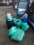 Leaf litter and plastic pots Bags of leaf litter, plastic pots, moss poles SW9 - removed for £82