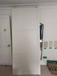 4 Wardrobe Door and Tracks 4 wardrobe doors and tracks SW1V - removed for £97