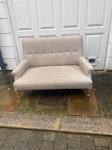 Small 2 seater sofa Small 2 seater sofa. Not been collected as arranged. Ideally collecting TODAY - FRIDAY.
Yellow rug to be left. SW10 - removed for £70