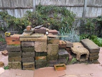 bricks collected by Inter County Service Group LTD