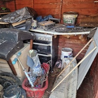Junk left in shed collected by Perkins&Sons clearance &removals