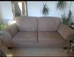 3 seater sofa 3 seater ikea sofa ..very usable used condition mark on one cushion as shown BN3 - removed for £65