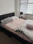 IKEA BED & MATTRESS Ikea standard double bed and mattress - if collecting you must dismantle the bed and arrange removal yourself N14 - removed for £123