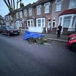 garden waste Garden waste left on side of road, take everything there E6 - removed for £130