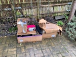 Cardboard boxes & other waste Cardboard boxes and other solar install rubbish. TW10 - removed for £70