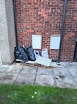 Panels Rubble & Bags See Photo - Waste in the Photo (Panels/Loose Wood, Few Rubble Sacks & Bags) HU9 - removed for £100