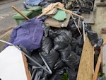 Rubble bags builder's off cuts 60 80 bags rubble plus timber and pipe SW9 - removed for £325