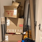 boxes, bags, hover empty boxes, old hover, 2 rubbish bags full BR2 - removed for £64