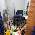 Rubbish removal 3x broken chairs
1x broken hoover
large sign
metal platform with wheels
old christmas tree B26 - removed for £120