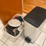 plates, electronics, bin plates, glassware, bin, toaster & kettle - I dont have a car to bring to tip myself, hoping to just get rid of this stuff. W6 - removed for £35