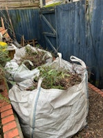 2 skip bags of garden waste collected by Universal N&D LTD