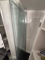 3 Perspex shower screen panels collected by Gareth Marshall