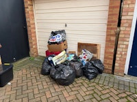Bags of stuff, house clearance collected by Riff Raff Rubbish