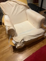 armchair base only no cushions collected by SID WASTE LTD