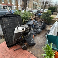 mixed load garden water &rubbl collected by fortknox waste
