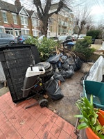 mixed load garden water &rubbl collected by fortknox waste
