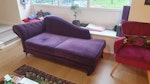 Purple ottoman couch Very comfortable ottoman SE9 - removed for £39