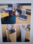 furniture Removal 2x heaters, 1x desk, 1x gaming chair, 13x boxes/wood, 2x small tables, 2x boxes, 1x laptop bag, box of carpet tiles/t-shirts L13 - removed for £147