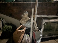 5 bags of rubble + window collected by STARDUST  WASTE  MANAGEMENT