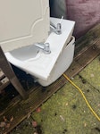 basin, toilet, subfloor, panel pedestal basin, 
toilet pan & cistern, 
boxing & subfloor
bath panel LA6 - removed for £141