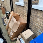 Mixed large cardboard boxes Mix lot of large cardboard boxes from sofa delivery have been left outside so is a little bit damp SE21 - removed for £150