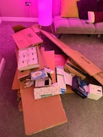 Lots of cardboard recycling collected by OB waste removals ltd