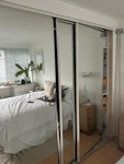x3 mirrored sliding wardrobe d 3 mirrored sliding wardrobe doors about 250cm tall SW2 - removed for £117