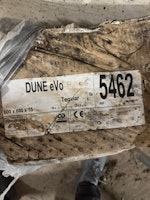 Box of ceiling tiles collected by Ram it in skip hire