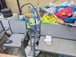 Sofa, fridge freezer, toys, I have old sofa, garden furniture, small fridge and large fridge. Toys. tyre and concrete DA12 - removed for £104