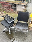 chairs, wood, suitcase etc Some wood bits, empty bucket, broken suitcase and chairs - need gone asap :)) E3 - removed for £79