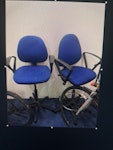 remove chairs 2x desk chairs CH1 - removed for £53
