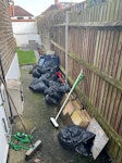 Bags of shingles, garden waste Bags of old garden shingles (approx 15-20 bags of 10-15kg, old wood, garden tiles and some other random bits of garden junk SE23 - removed for £104