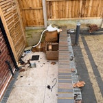 Packaging. PLEASE READ Cardboard, cables, plastic - installation waste. Customers details will be sent to you - please contact customer via that number to arrange collection date AL3 - removed for £80