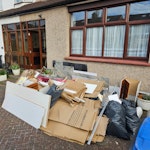 Mixed waste. Small bathroom rip out, mixed waste EN1 - removed for £177