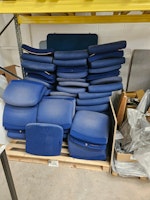 Furniture seat pads & screens collected by Gareth Marshall