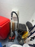 Waste removal Shop 982 - 1x stool, all cardboard, located in the customer toilet. WF16 - removed for £100
