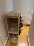4 pieces of furniture This is a TV stand, desk chair, coffee table and a coat rack. SE1 - removed for £84