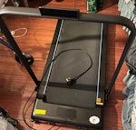 Faulty Walking Pad for Parts Faulty unit for professional technicians or recycling only. Item emitted a burning smoking smell and steam during use. Handle is currently fixed upright as I do not have the Allen key to lower it. Strongly advised not to use for exercise. Sold for parts or repair. SE18 - removed for £29