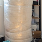 double matress removed double matress rolled/wrapped in cling film for easy transportation SG6 - removed for £52