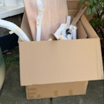 empty boxes and styrofoam 3 large empty cardboard boxes and packaging materials E8 - removed for £71