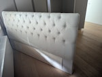 Super king headboard, upholste Super king headboard, H 110cm and W 196cm W8 - removed for £71