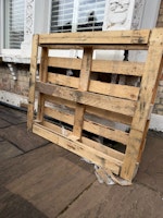 Perfect unwanted pallet collected by Waste Relief