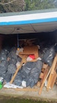 Bags of rubble, bathrooms Flat rennovation waste material. Full garage - possibly two vans load W4 - removed for £1,000