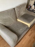 2Seater sofa 2 seater sofa still in useable condition SL6 - removed for £86